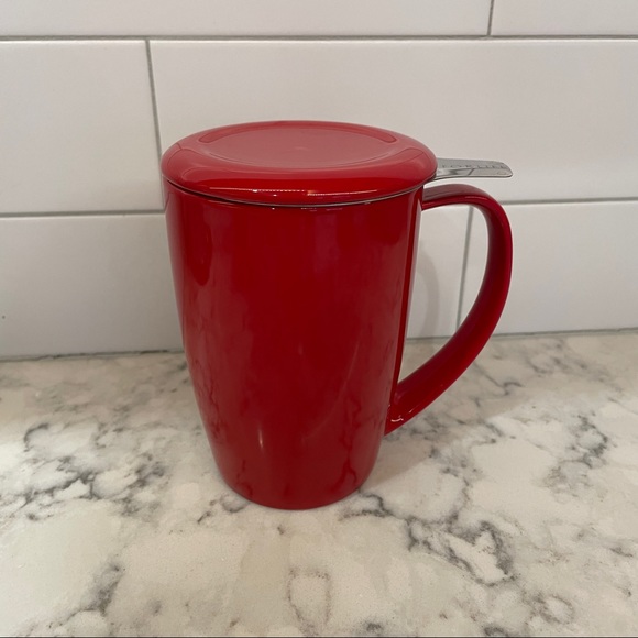 FORLIFE Curve Tall Tea Mug with infuser and lid 15 ounces - Picture 2 of 7